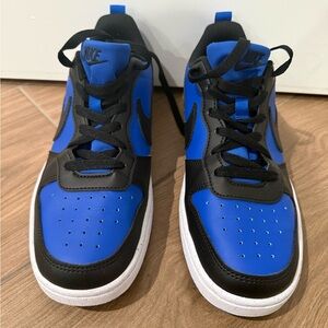 Nike Royal Blue and Black Dunk Sneakers